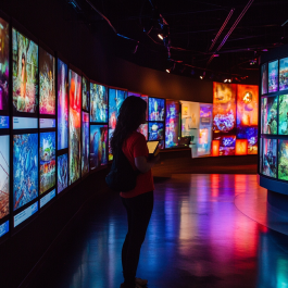 LED Video wall installed for indoor event