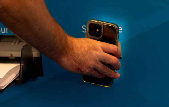 Event Attendee scanning Qr through iPhone
